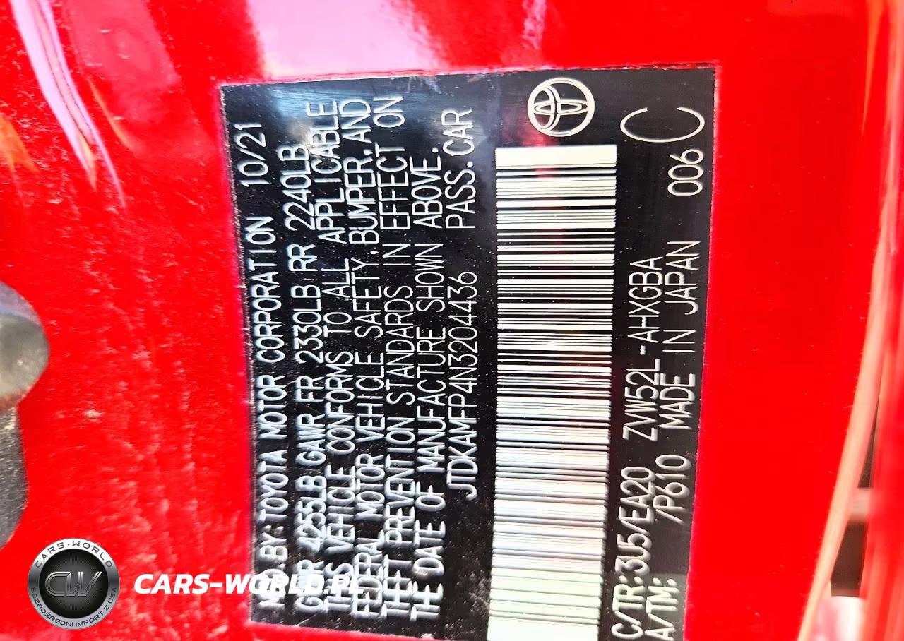 2022 Toyota Prius Prime Limited VIN:JTDKAMFP4N3204436 - 12