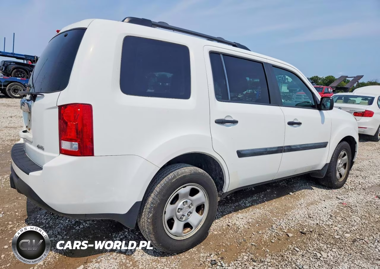 2014 Honda Pilot Lx VIN:5FNYF4H23EB053248 - 3