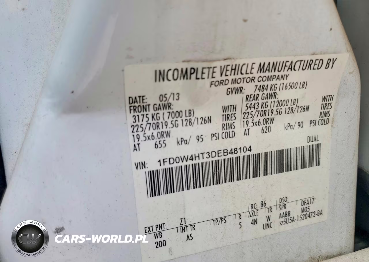 2013 Ford F450 Super Duty VIN:1FD0W4HT3DEB48104 - 12