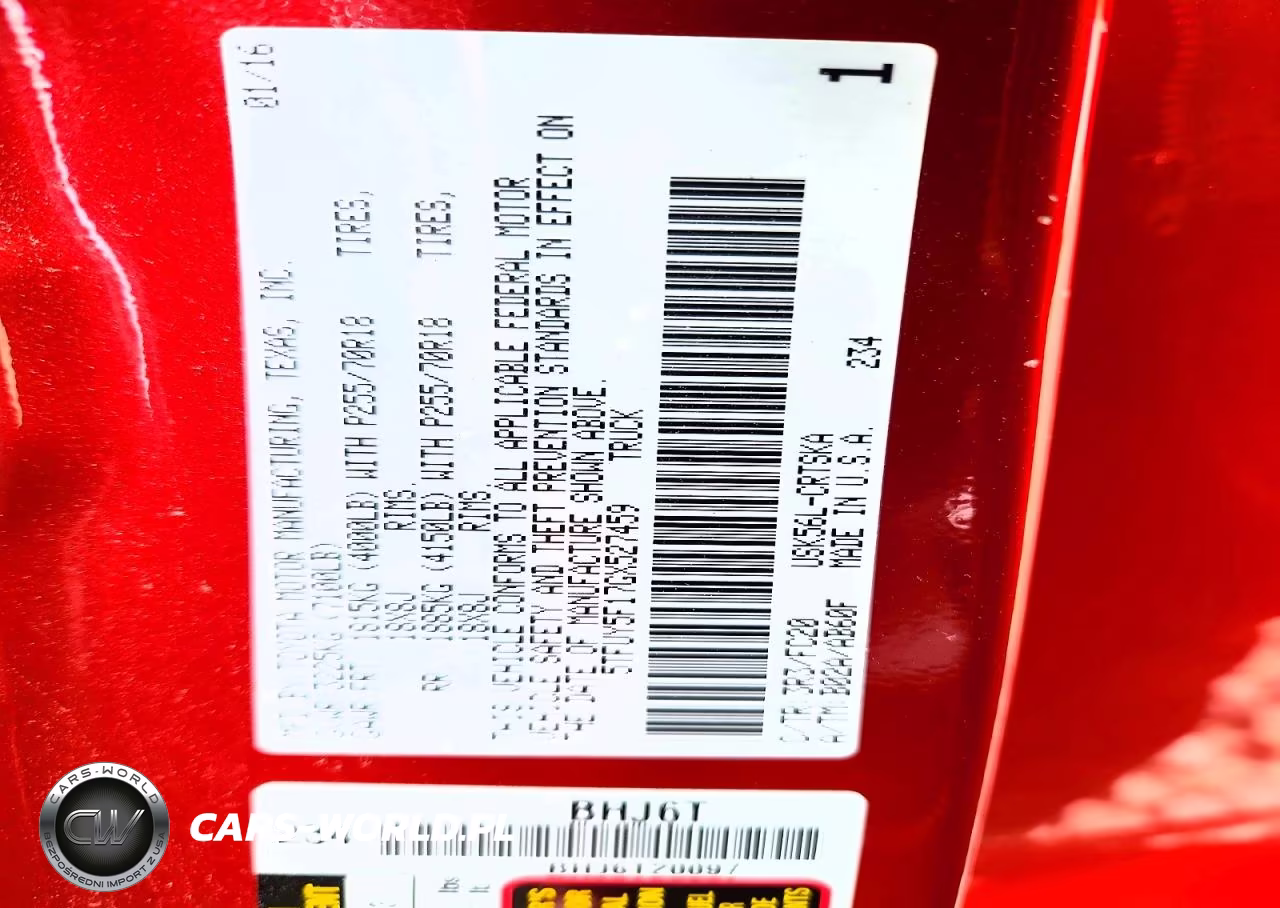 2016 Toyota Tundra Sr5 VIN:5TFUY5F17GX527459 - 12