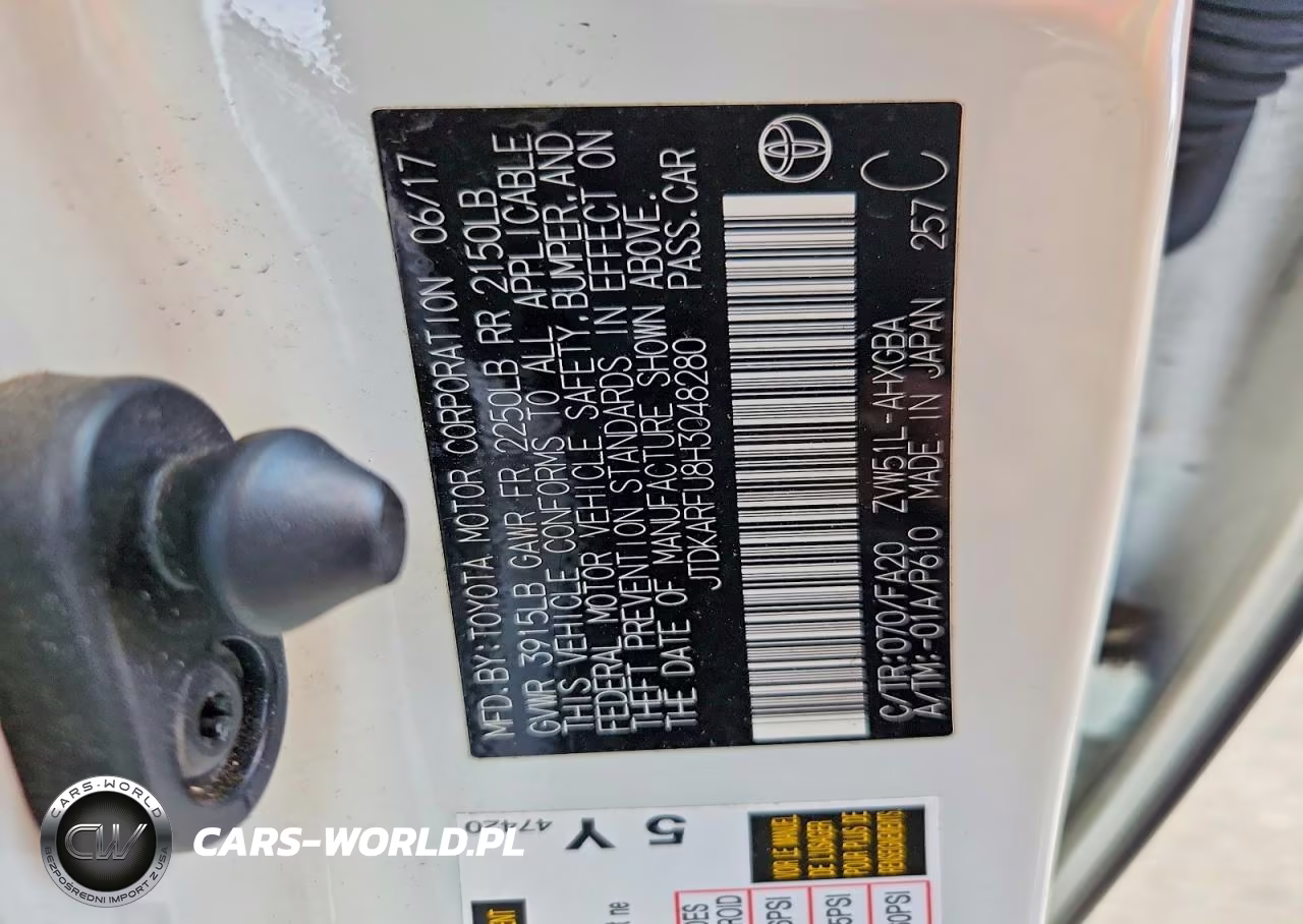 2017 Toyota Prius Two Eco VIN:JTDKARFU8H3048280 - 12