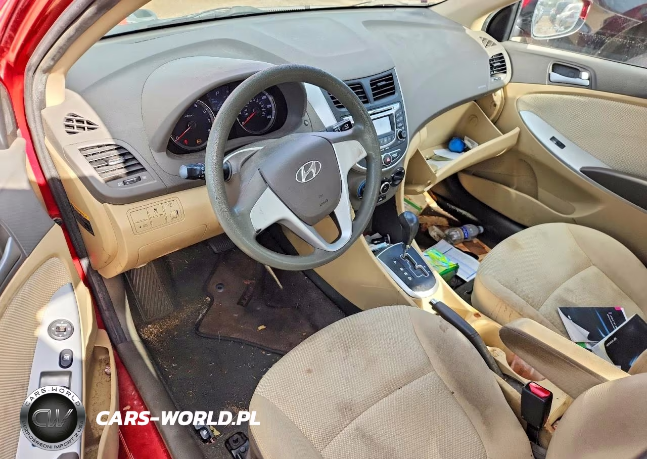 2012 Hyundai Accent Gls VIN:KMHCT4AE2CU254565 - 8