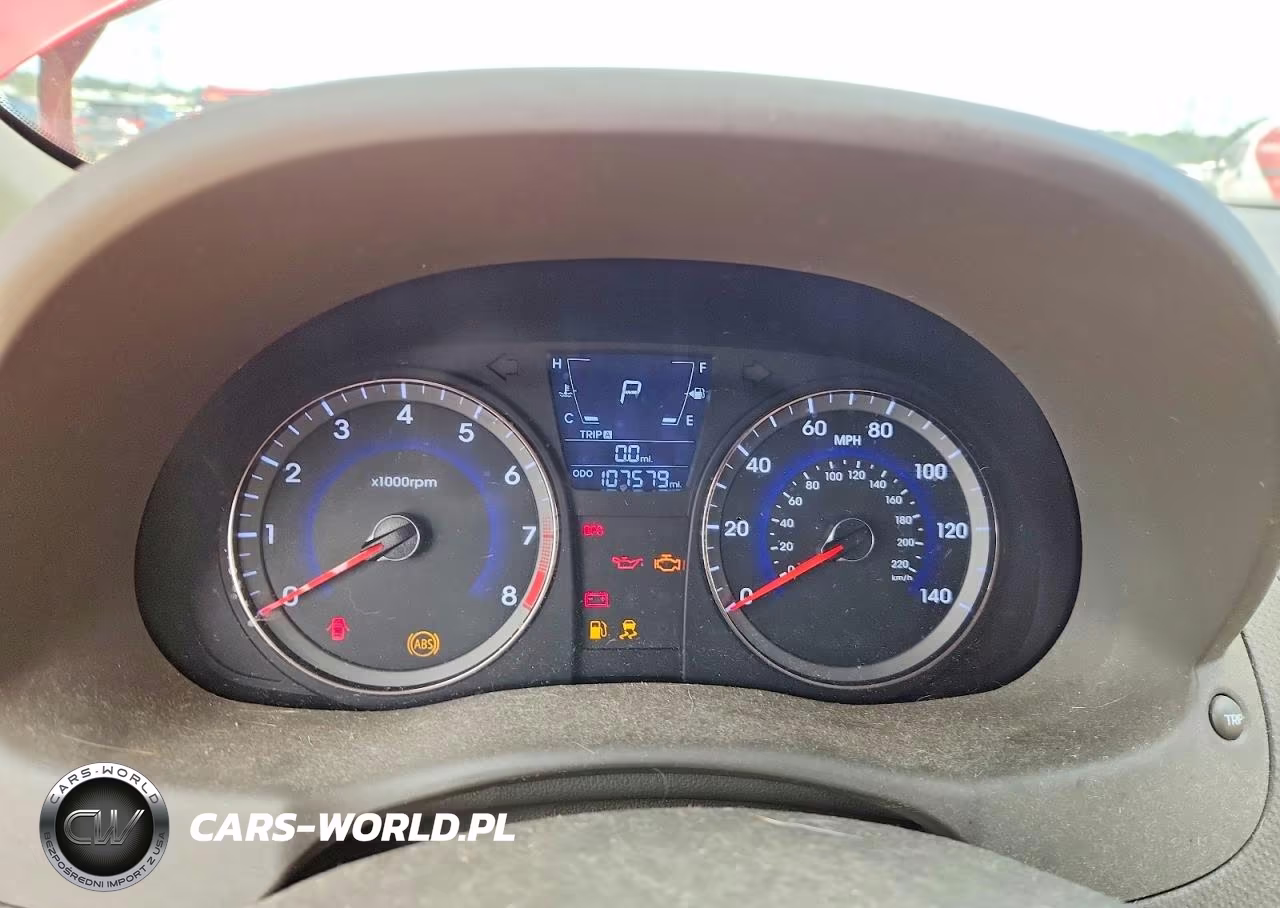 2012 Hyundai Accent Gls VIN:KMHCT4AE2CU254565 - 9