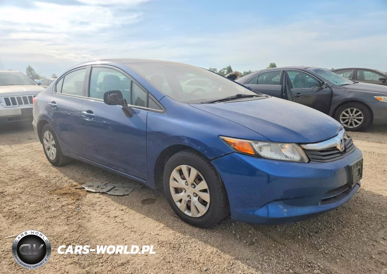 2012 Honda Civic Lx VIN:19XFB2F59CE076847 - 4