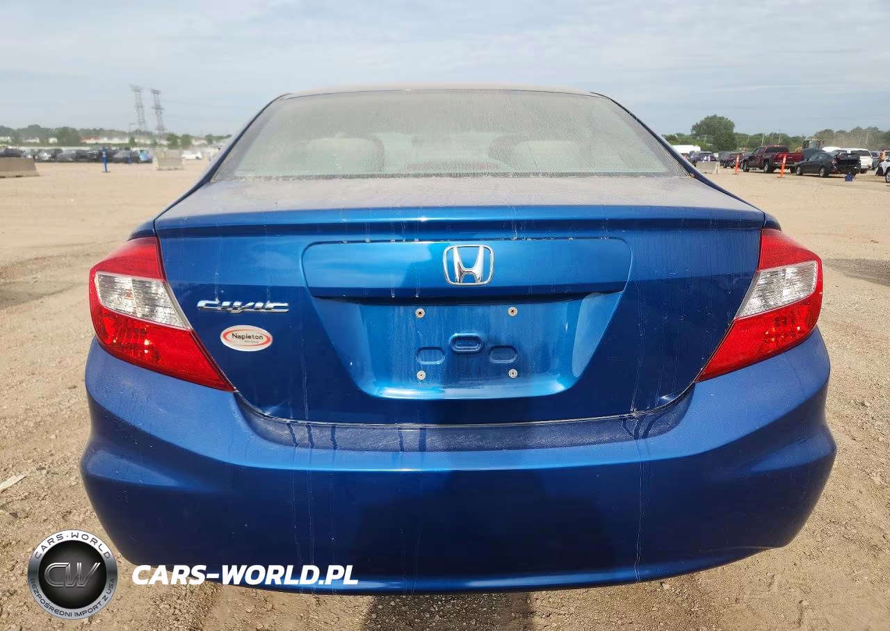 2012 Honda Civic Lx VIN:19XFB2F59CE076847 - 6