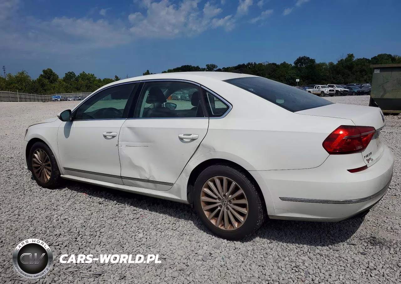 2016 Volkswagen Passat Se VIN:1VWBT7A33GC024512 - 2