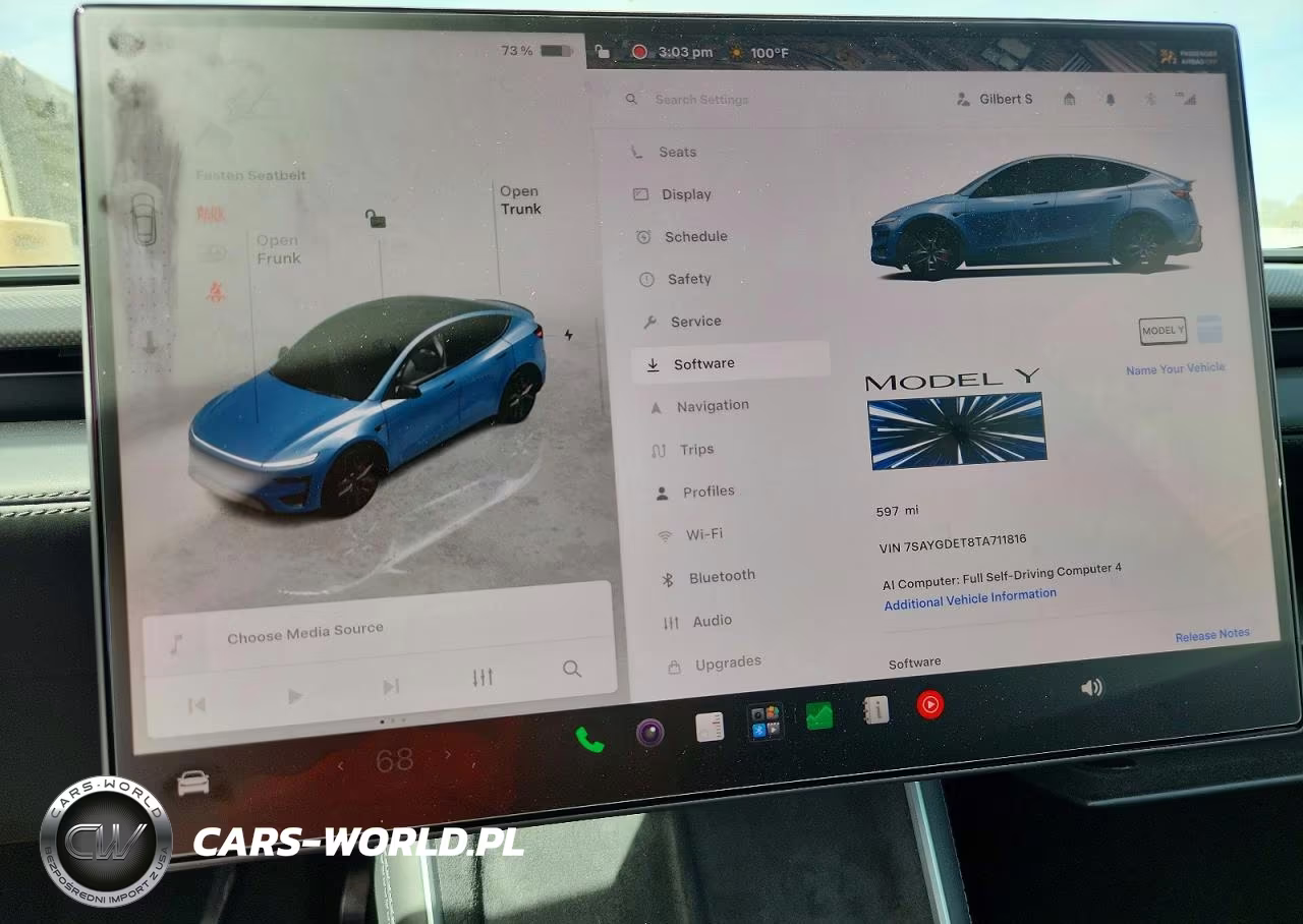 2026 Tesla Model Y VIN:7SAYGDET8TA711816 - 9