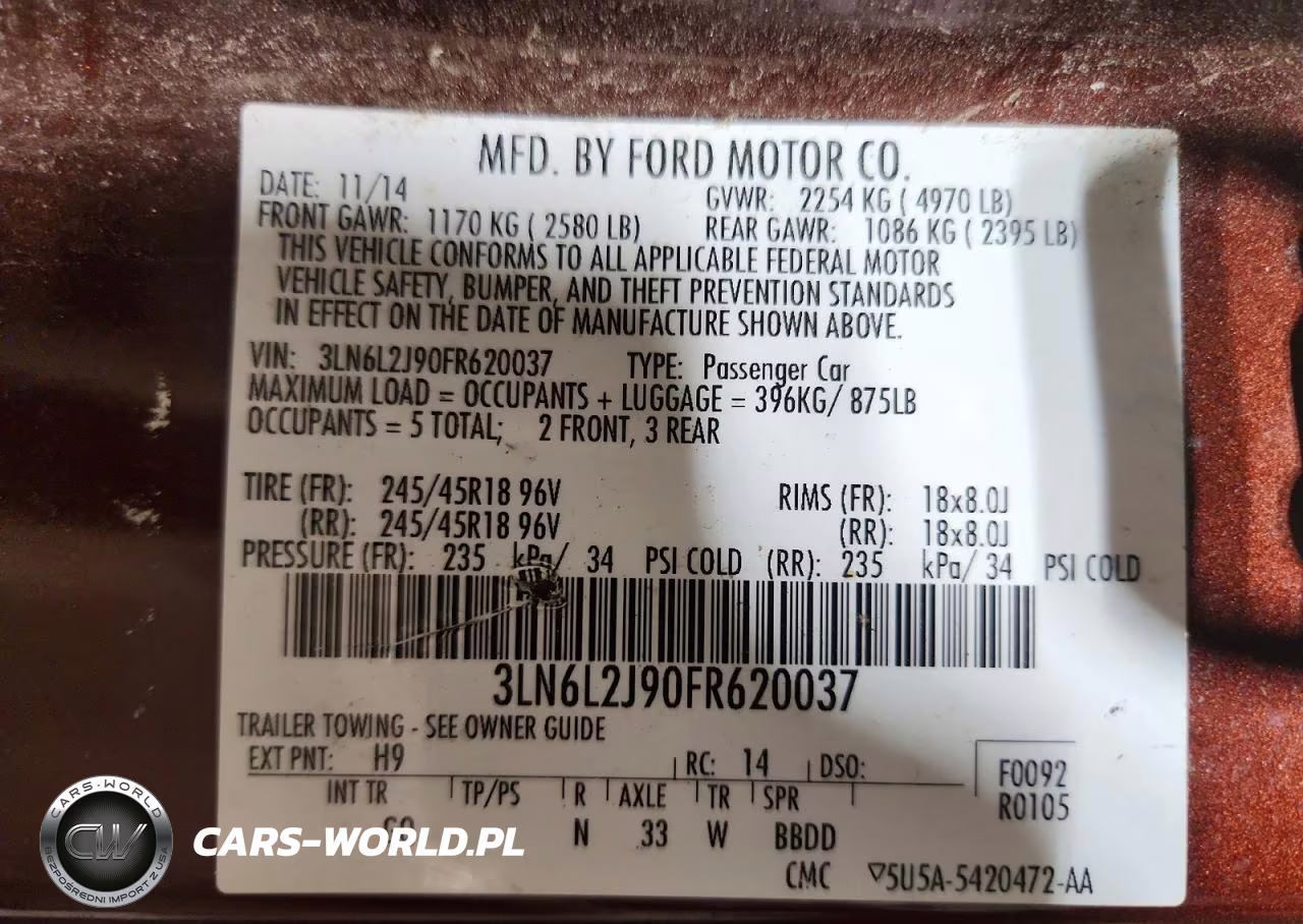 2015 Lincoln Mkz VIN:3LN6L2J90FR620037 - 12