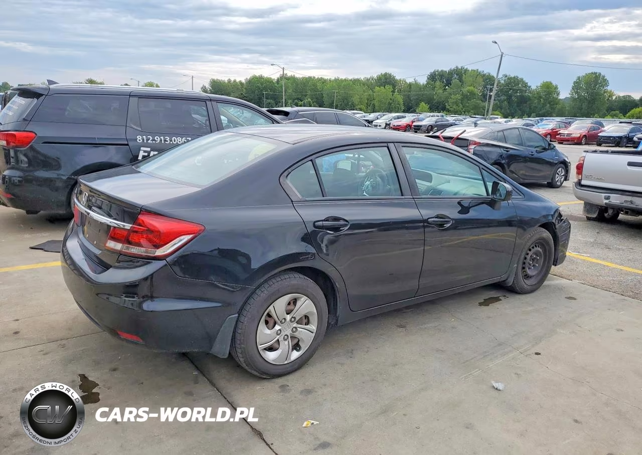 2014 Honda Civic Lx VIN:19XFB2F56EE224892 - 3