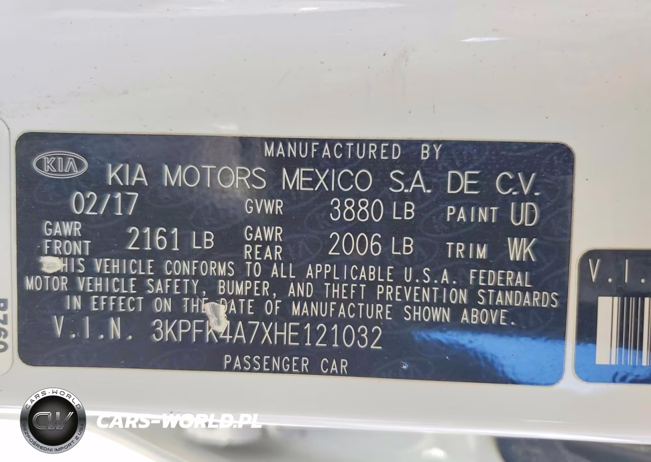 2017 Kia Forte Lx VIN:3KPFK4A7XHE121032 - 12