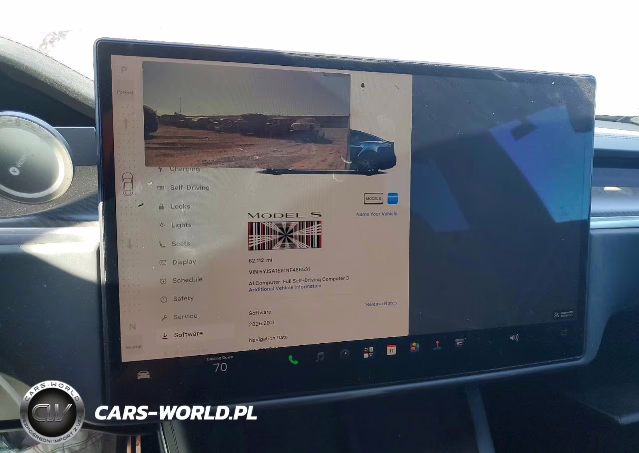 2022 Tesla Model S VIN:5YJSA1E61NF486531 - 9