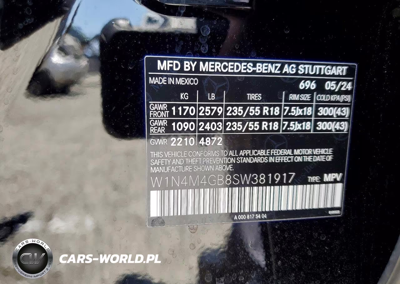 2025 Mercedes-Benz Glb 250 VIN:W1N4M4GB8SW381917 - 14