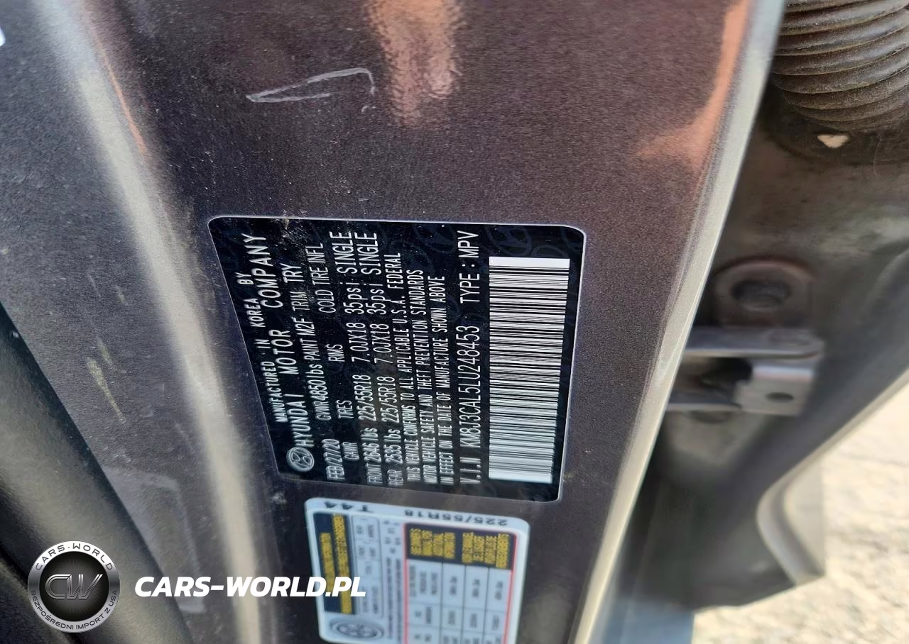2020 Hyundai Tucson Sel VIN:KM8J3CAL5LU248453 - 13