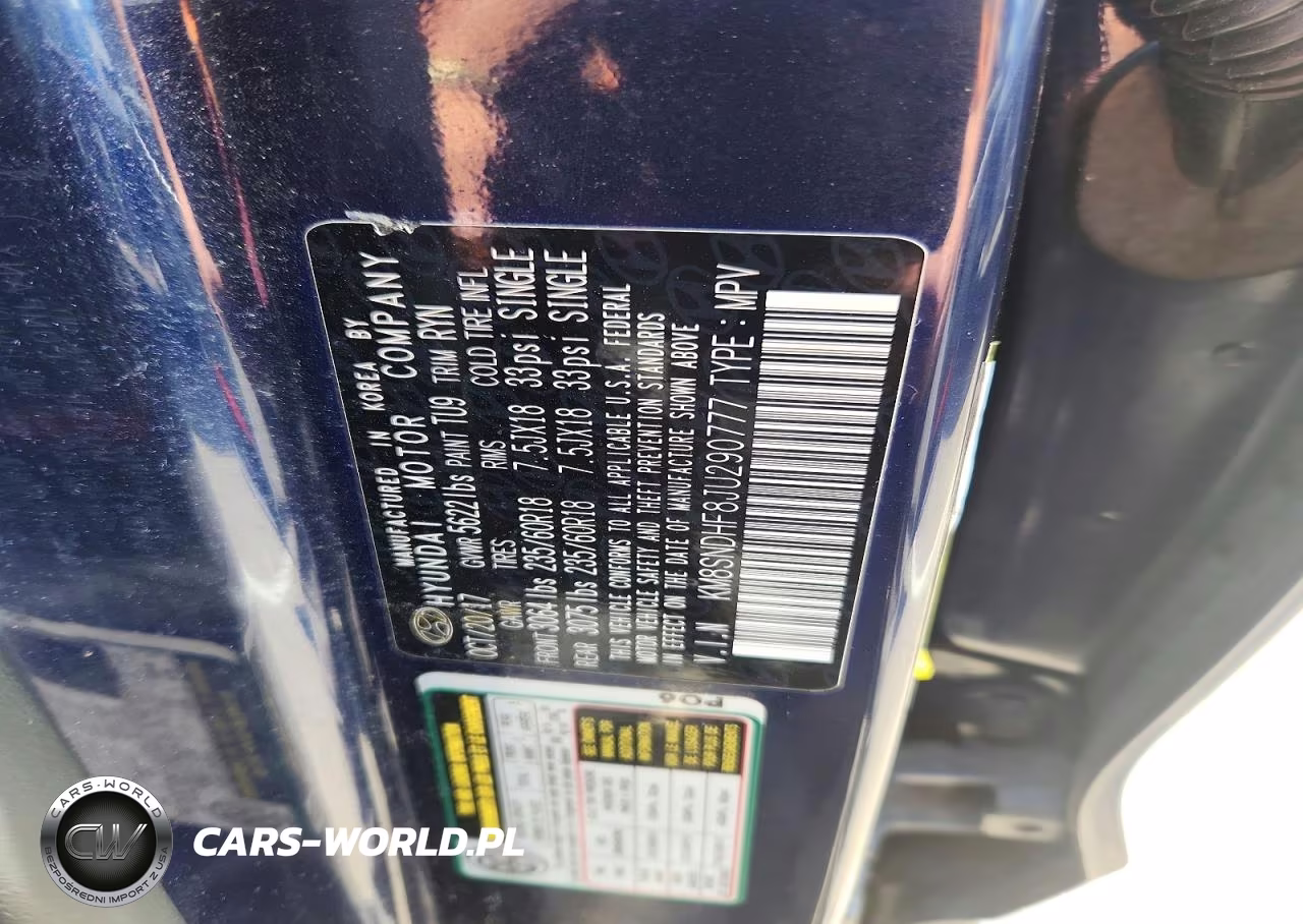 2018 Hyundai Santa Fe Se VIN:KM8SNDHF8JU290777 - 13
