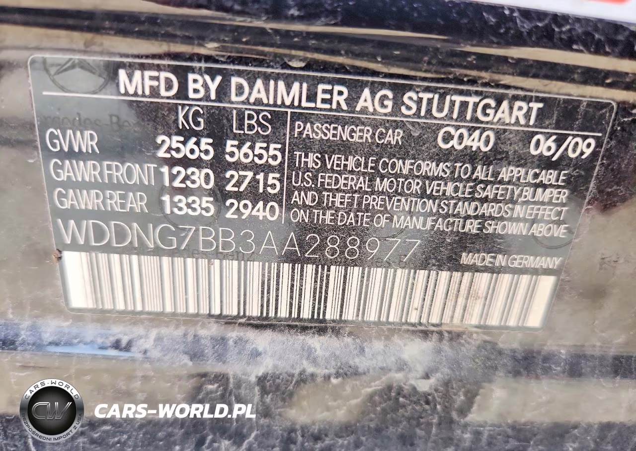 2010 Mercedes-Benz S 550 VIN:WDDNG7BB3AA288977 - 13