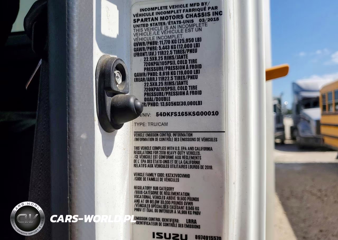 2019 Chevrolet 6500Xd Box Truck VIN:54DKFS165KSG00010 - 13