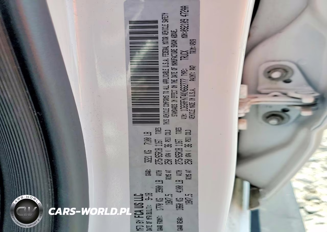 2019 Ram 1500 Tradesman VIN:1C6SRFNT4KN662777 - 12