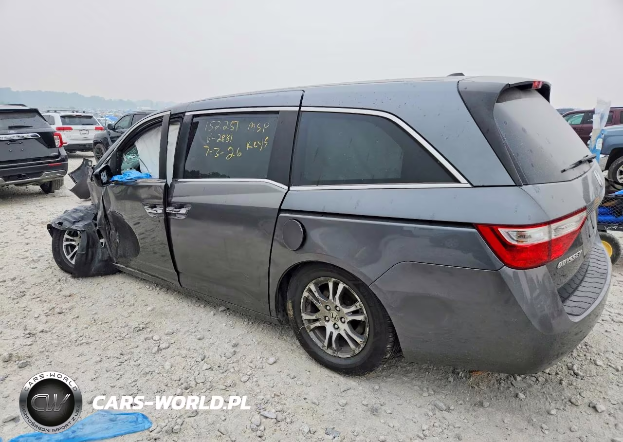 2013 Honda Odyssey Exl VIN:5FNRL5H69DB062881 - 2