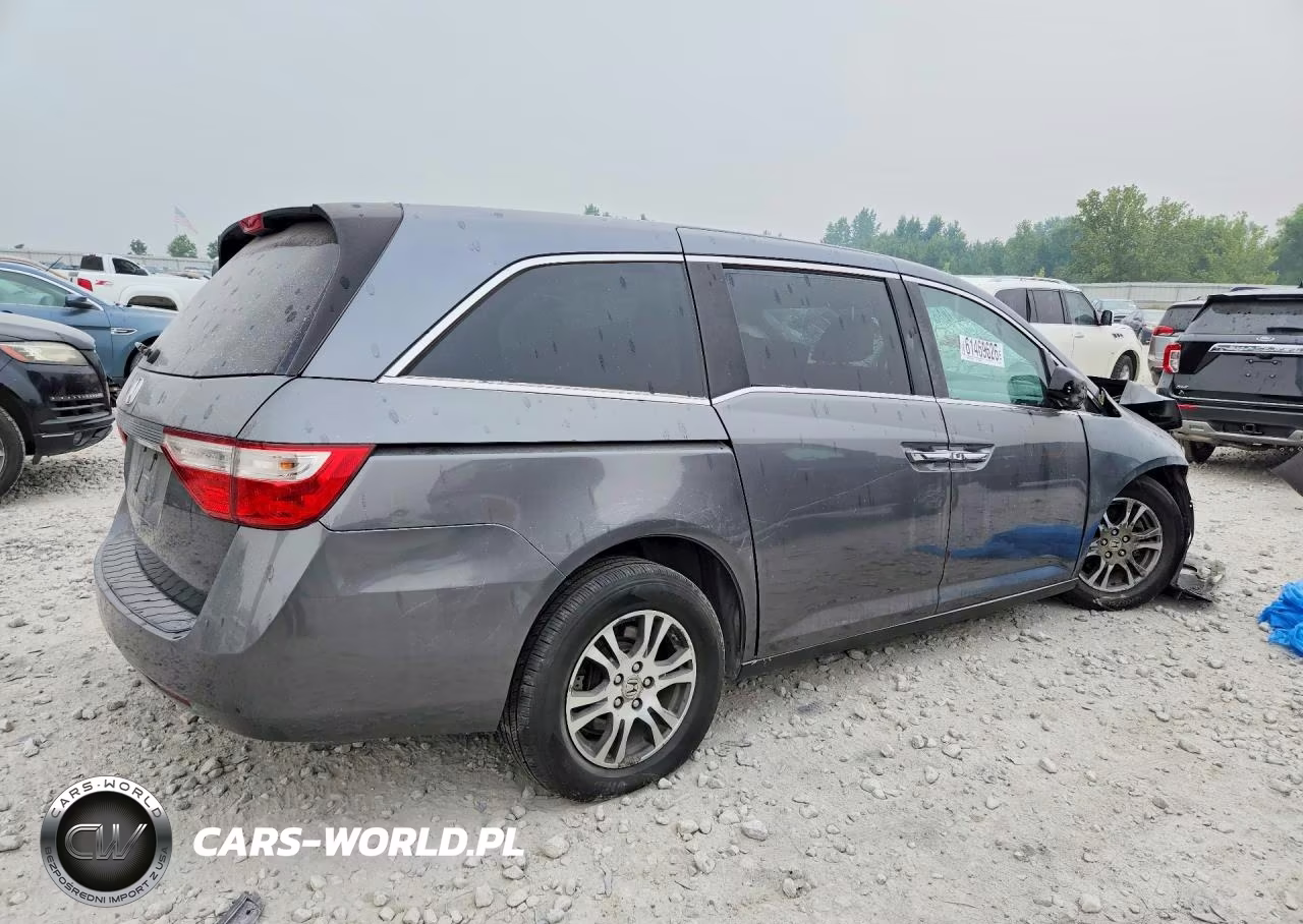 2013 Honda Odyssey Exl VIN:5FNRL5H69DB062881 - 3