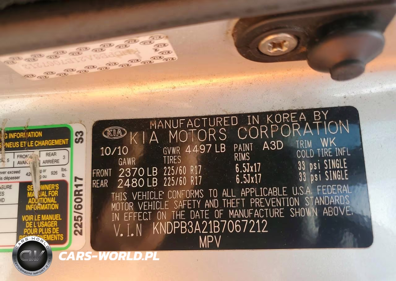 2011 Kia Sportage Lx VIN:KNDPB3A21B7067212 - 12