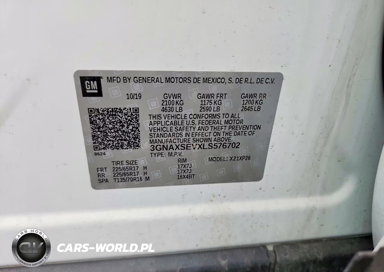 2020 Chevrolet Equinox Ls VIN:3GNAXSEVXLS576702 - 13