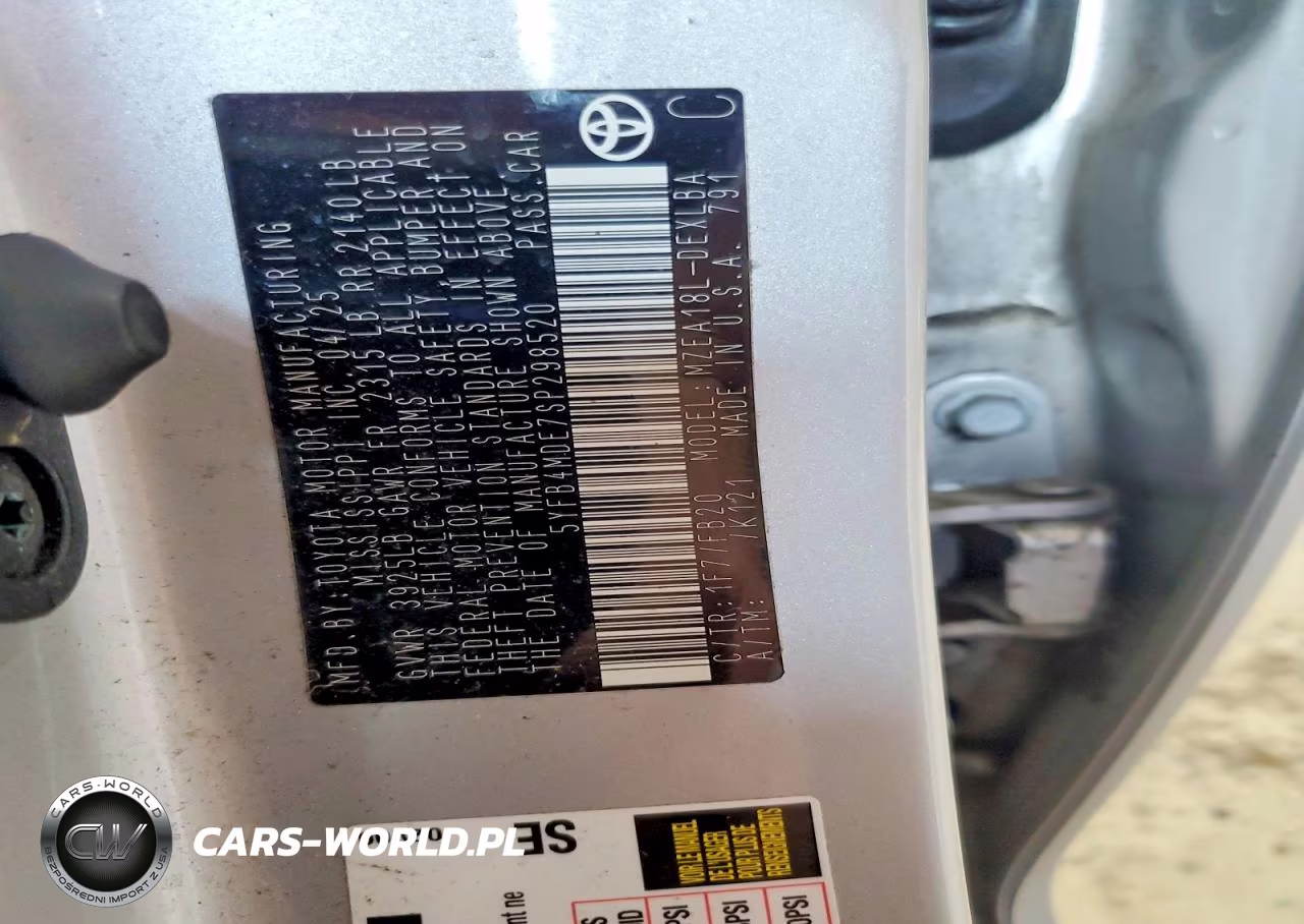 2025 Toyota Corolla Le VIN:5YFB4MDE7SP298520 - 12