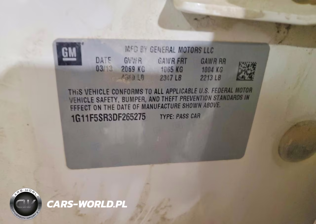 2013 Chevrolet Malibu 2Lt VIN:1G11F5SR3DF265275 - 12