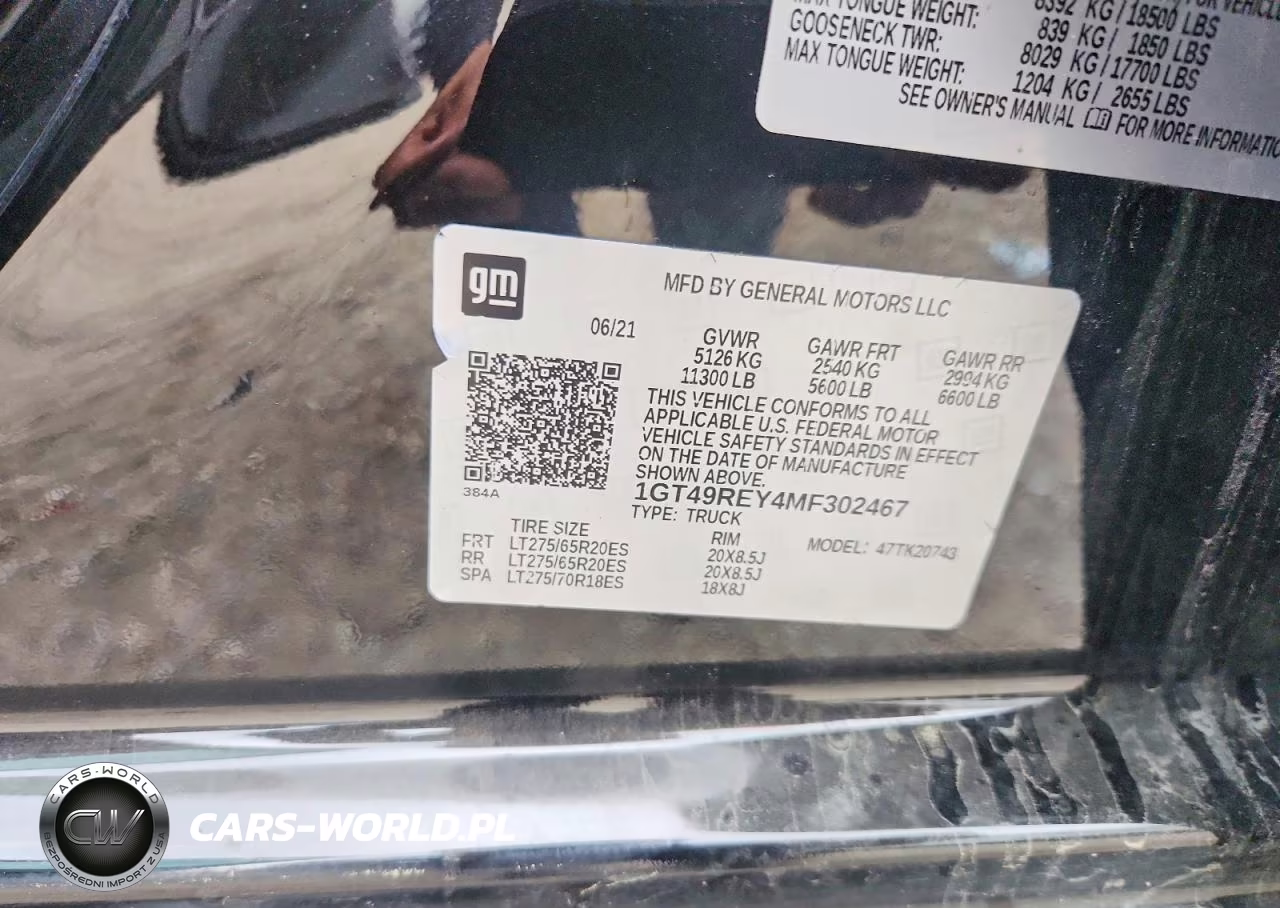 2021 GMC Sierra K2500 Denali VIN:1GT49REY4MF302467 - 12