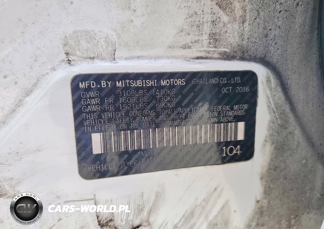 2017 Mitsubishi Mirage G4 Es VIN:ML32F3FJ6HHF14883 - 12