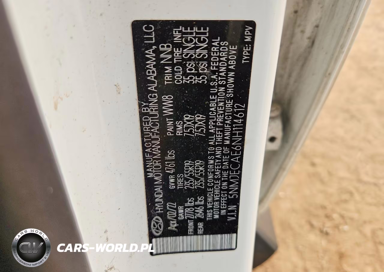 2022 Hyundai Tucson Limited VIN:5NMJECAE6NH114612 - 13