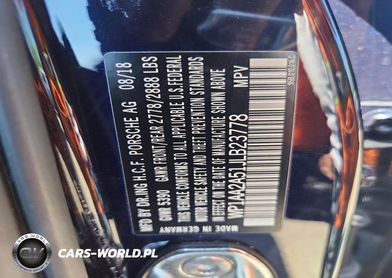 2018 Porsche Macan VIN:WP1AA2A51JLB23778 - 13