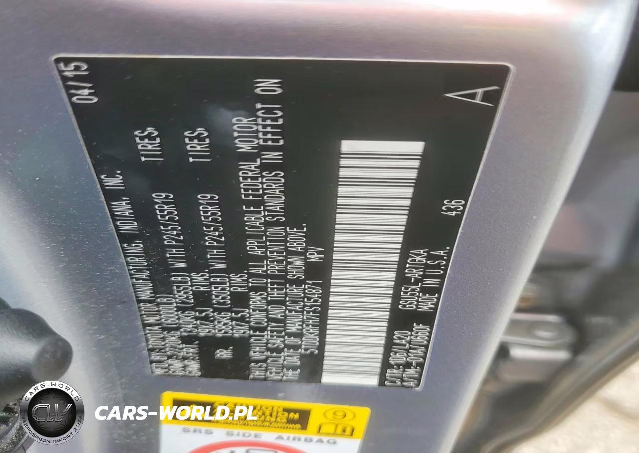 2015 Toyota Highlander Limited VIN:5TDDKRFH7FS154871 - 13
