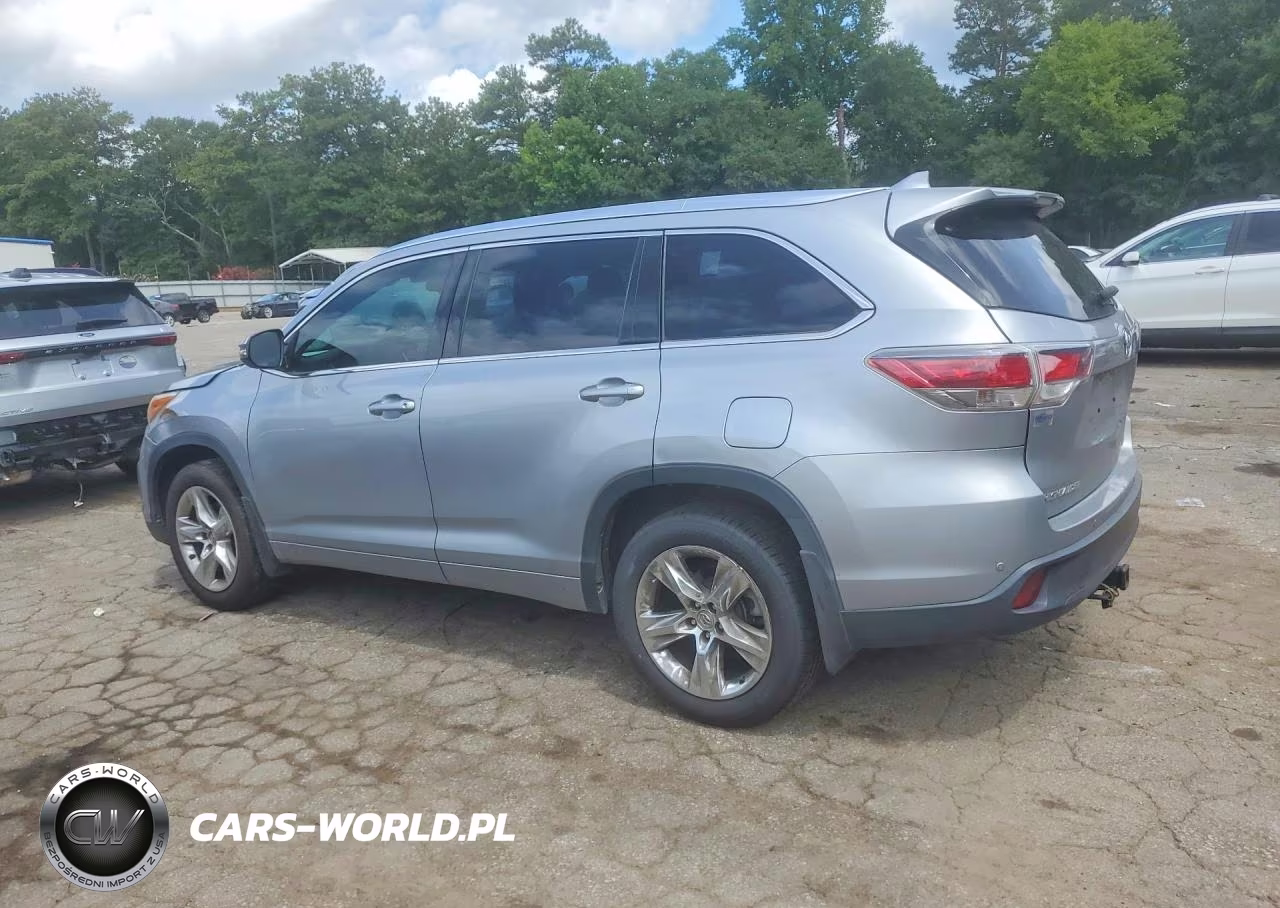 2015 Toyota Highlander Limited VIN:5TDDKRFH7FS154871 - 2