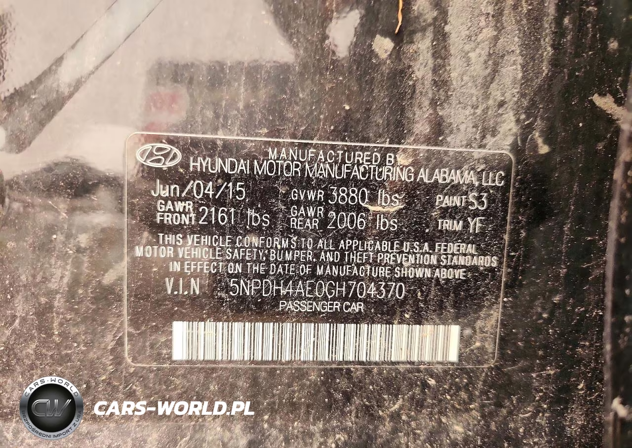 2016 Hyundai Elantra Se VIN:5NPDH4AE0GH704370 - 12
