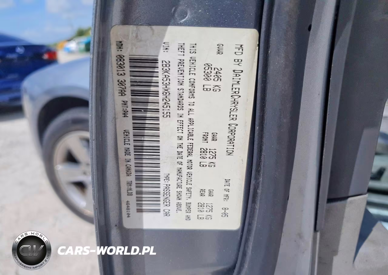 2006 Dodge Charger R-T VIN:2B3KA53HX6H245155 - 12