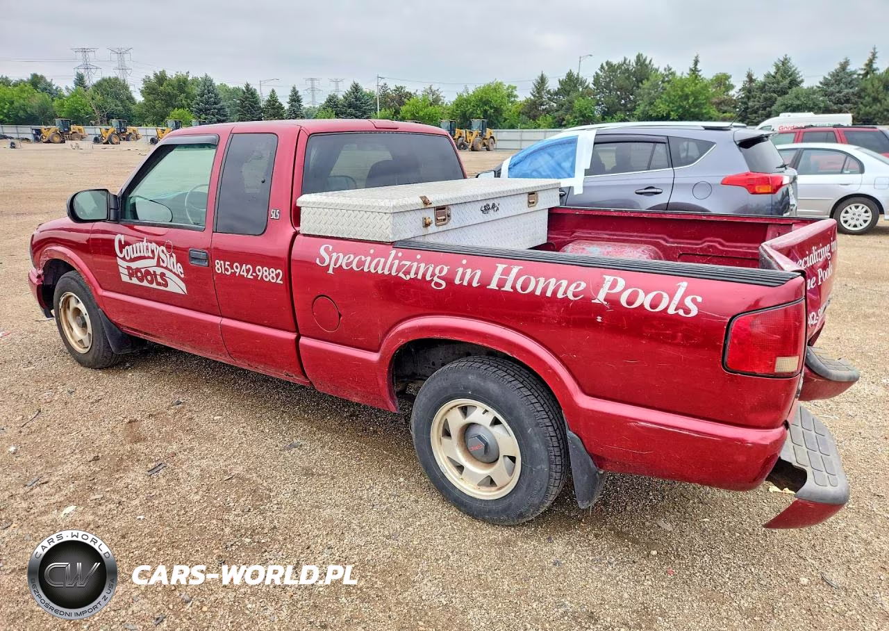 2001 GMC Sonoma VIN:1GTCS19W518255105 - 2