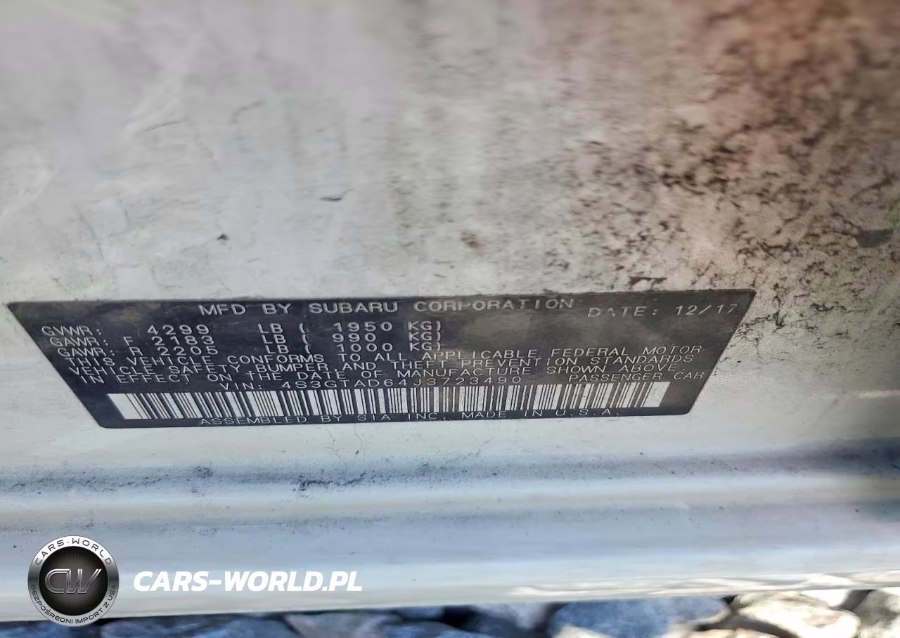 2018 Subaru Impreza Premium Plus VIN:4S3GTAD64J3723490 - 12