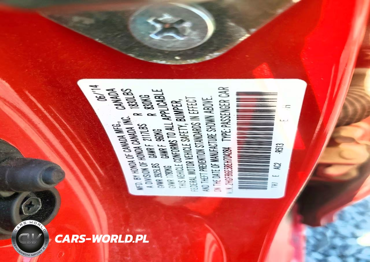 2014 Honda Civic Si VIN:2HGFB6E58EH704284 - 12