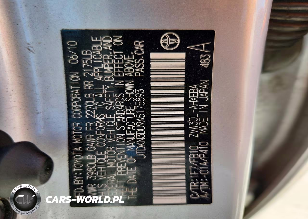 2010 Toyota Prius Iii VIN:JTDKN3DU9A5175893 - 12