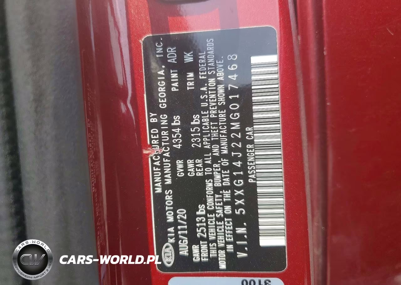 2021 Kia K5 Lxs VIN:5XXG14J22MG017468 - 12