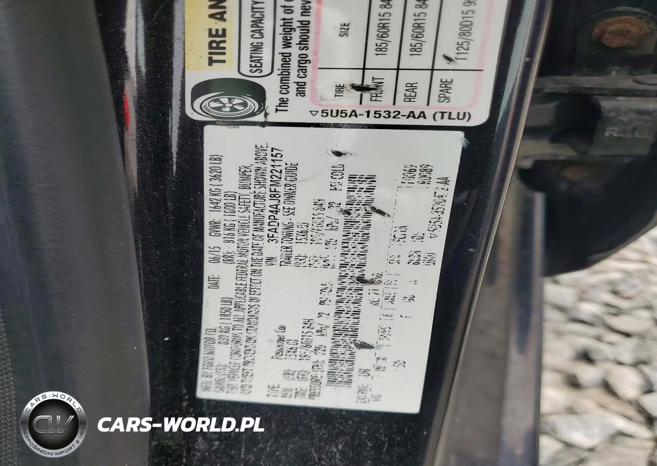 2015 Ford Fiesta S VIN:3FADP4AJ8FM221157 - 12