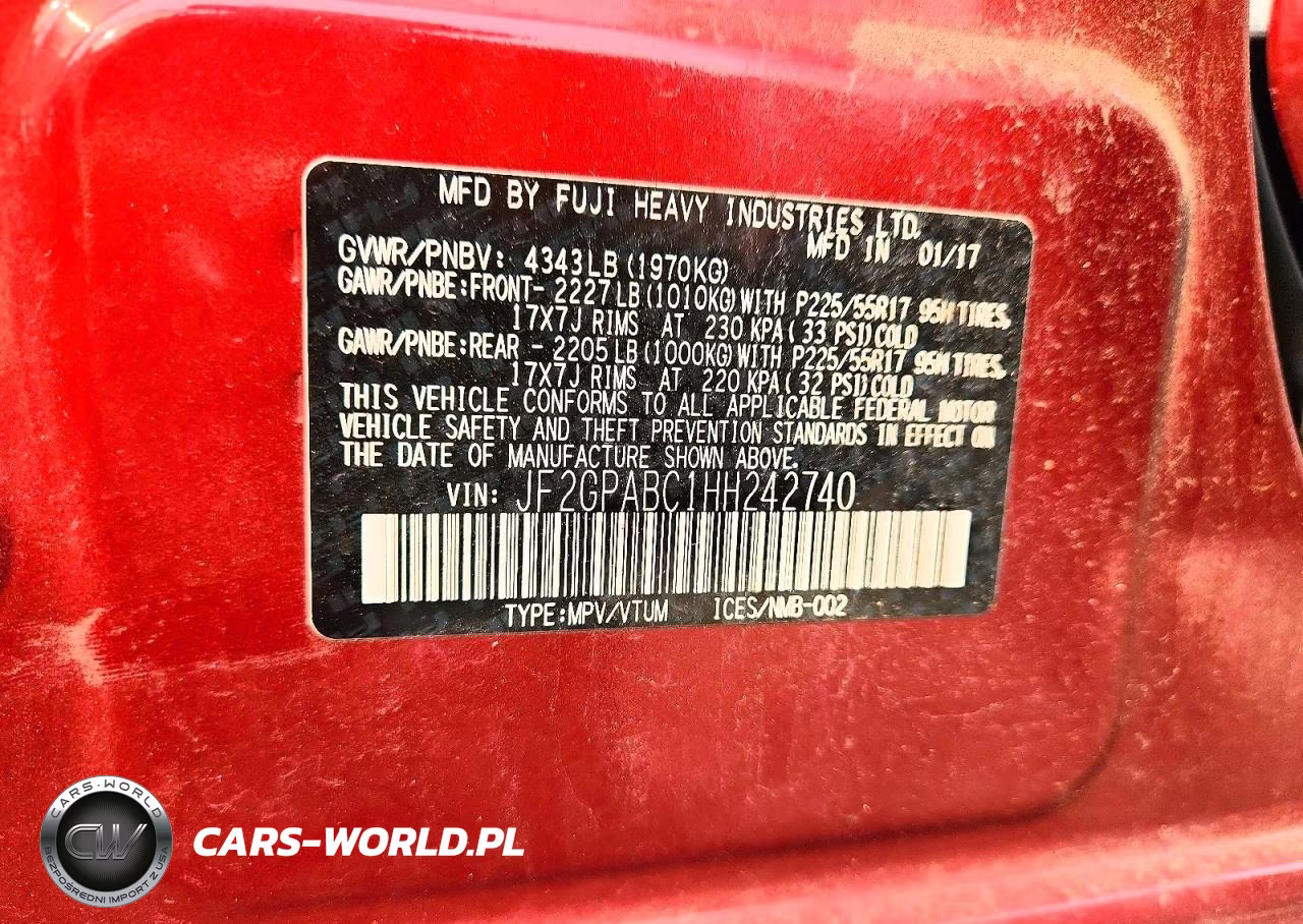 2017 Subaru Crosstrek Premium VIN:JF2GPABC1HH242740 - 12