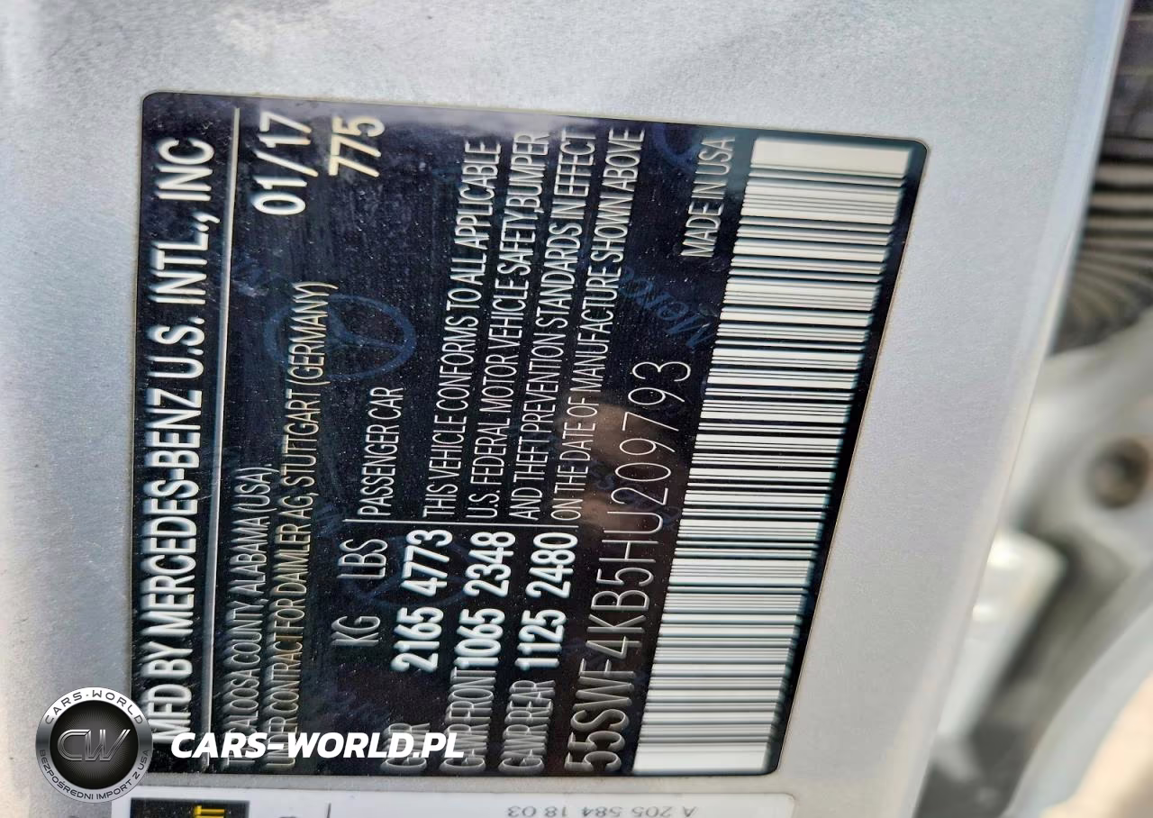 2017 Mercedes-Benz C 300 4Matic VIN:55SWF4KB5HU209793 - 12
