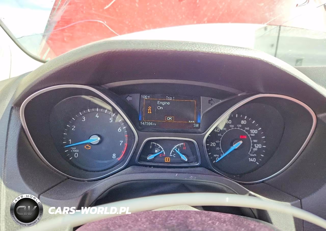 2016 Ford Focus Se VIN:1FADP3K24GL363882 - 9