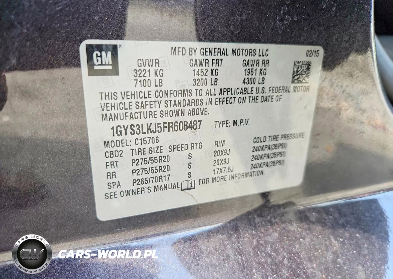2015 Cadillac Escalade VIN:1GYS3LKJ5FR608487 - 13