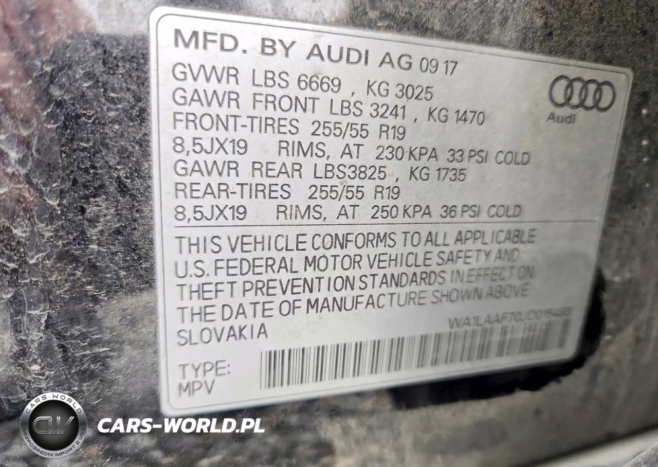 2018 Audi Q7 Premium Plus VIN:WA1LAAF70JD015493 - 13