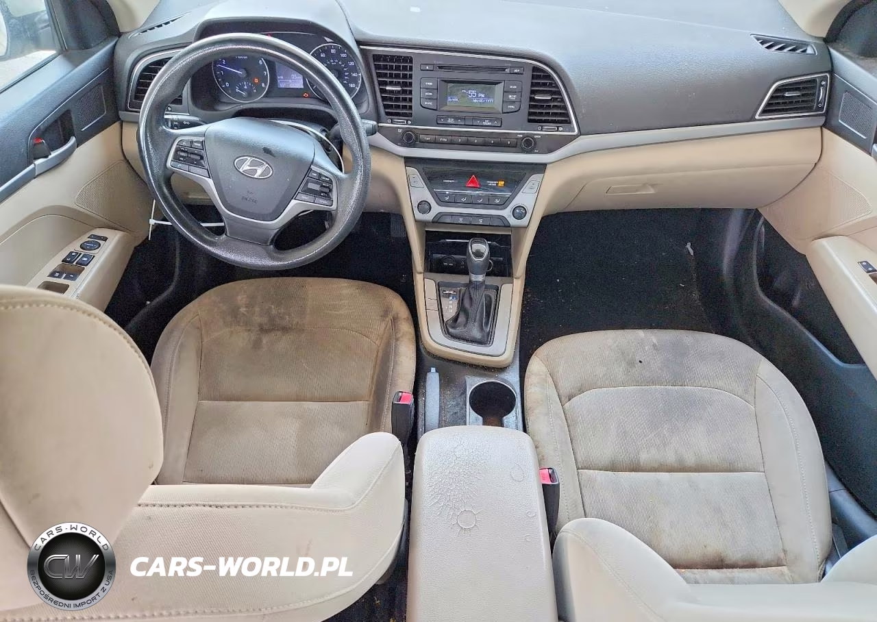 2017 Hyun Elantra Se VIN:KMHD74LF6HU370938 - 8