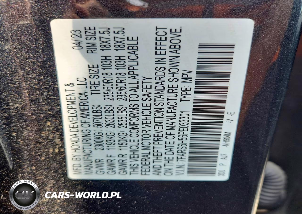 2023 Honda Cr-V Sport VIN:7FARS6H56PE033301 - 13