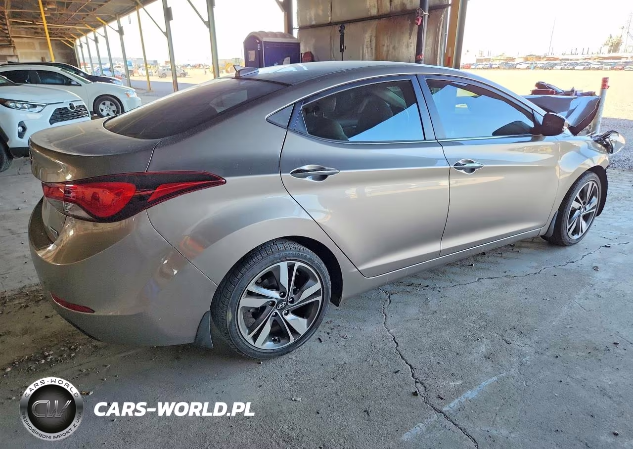 2014 Hyundai Elantra Limited VIN:5NPDH4AE5EH484432 - 3