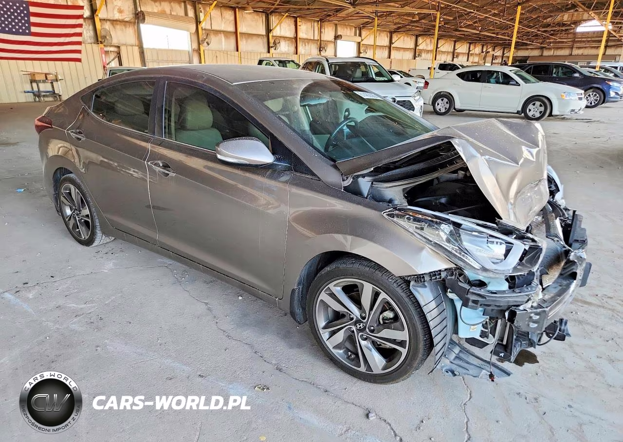 2014 Hyundai Elantra Limited VIN:5NPDH4AE5EH484432 - 4